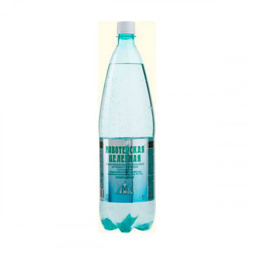 Вода Новотерская минеральная целебная 1,5 л с газом (уп. 6шт)