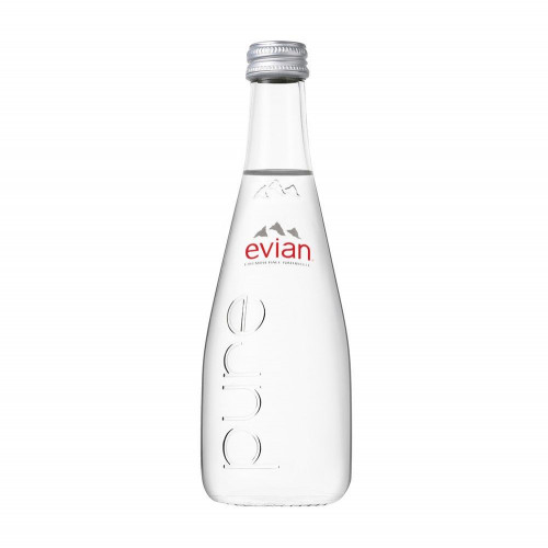 Вода Evian/Эвиан 0.33 литра. без газа. стекло. 20 шт. в упаковке