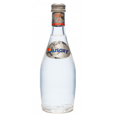 Вода питьевая Rusoxy/Русокси с природным активным кислородом 0.33 литра, газ, стекло, 24 шт. в упаковке