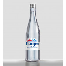 Питьевая вода Пилигрим 0,5 л. без газа, стекло (в уп/12шт)