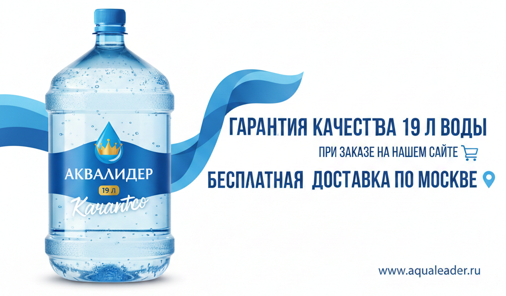 Вода 19 литров с доставкой по Москве